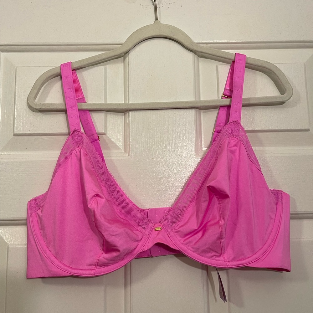 SavagexFenty Vibrant Pink Unlined Bra